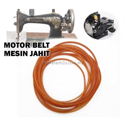 Sewing Machine Motor Belt Getah Tali Mesin Jahit Singer Raleigh Lama Kepala Hitam Gear Timing Belting V-belt MB series
