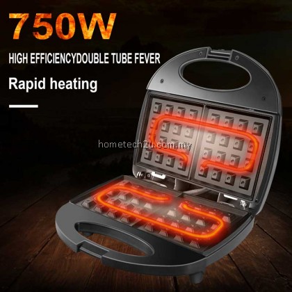 iSONIC WAFFLE WAFEL MAKER MACHINE 750W NON-STICK BREAKFAST EGG PANCAKE PEMBUAT WAFER ISM-258 华夫饼机