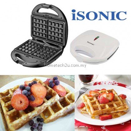iSONIC WAFFLE WAFEL MAKER MACHINE 750W NON-STICK BREAKFAST EGG PANCAKE PEMBUAT WAFER ISM-258 华夫饼机