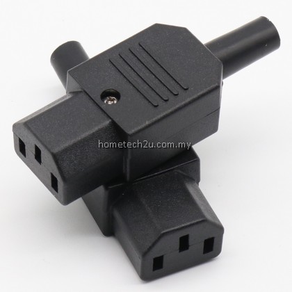 Power Cord AC Plug IEC 320 C13 C14 Female Plug Rewirable Power Connector 3pin AC Socket 10A /250V