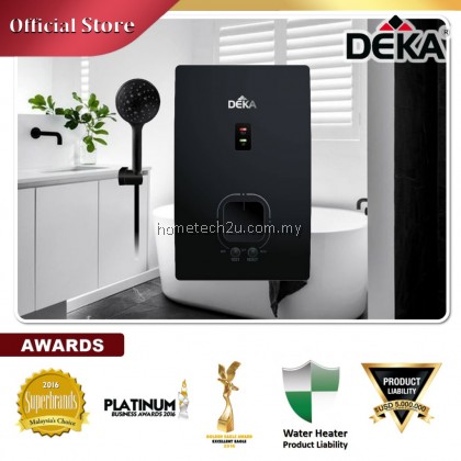 DEKA PREMIO Non-Pump Instant Electric Heat Hot Water Heater without Pump Black / White (Sirim Approved)