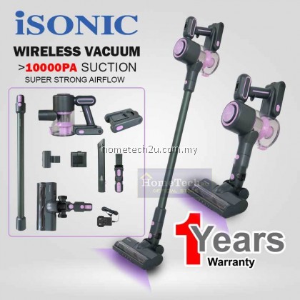 Isonic Wireless Handheld Cordless Stick Vacuum Cleaner IVC-SV018 150W 10000pa Strong Suction