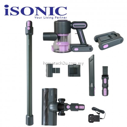 Isonic Wireless Handheld Cordless Stick Vacuum Cleaner IVC-SV018 150W 10000pa Strong Suction