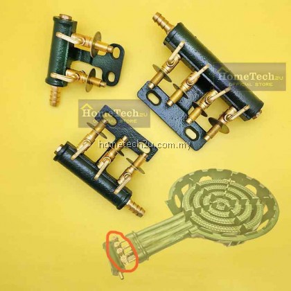High Pressure Gas Controller Cast Iron Gas Stove Switch Control C30 C40 C50 Butang Dapur Gas Hijau