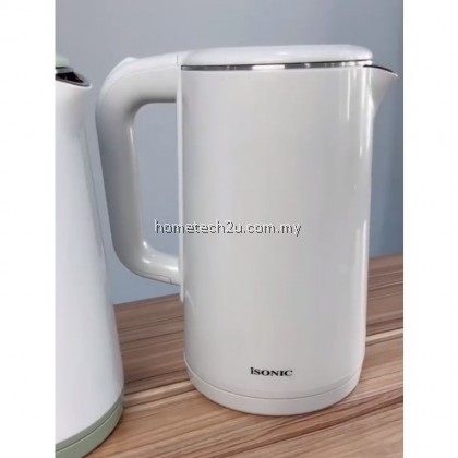iSONIC Stainless Steel Electric Kettle 1.7L Cool Touch Double Wall Dry Protection IJK-C2018 iSONIC Stainless Steel Electric Kettle 1.7L Cool Touch Double Wall Dry Protection IJK-C2018