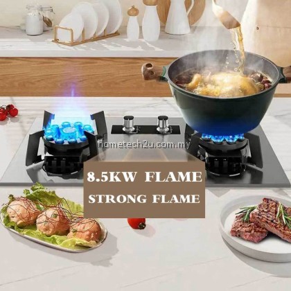 Dapur Gas Tanam Flexible Flip-Up Infrared Stainless Steel Built-in Hob with Safety Device (8.5kW) 煤气炉