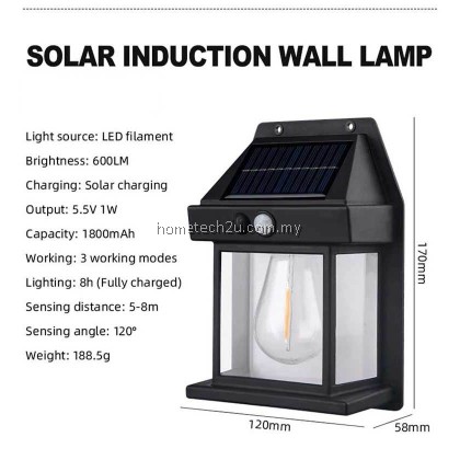 Outdoor LED Solar Wall Light Solar Powered Lights for Garden Yard Deck Garage / Garden Induction Lamp Lighting Lampu Outdoor LED Solar Wall Light Solar Powered Lights for Garden Yard Deck Garage / Garden Induction Lamp Lighting Lampu