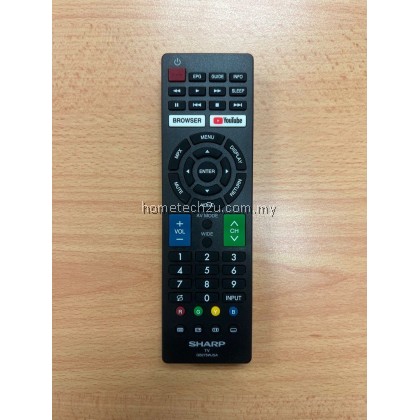 SHARP LCD/LED/SMART TV ORIGINAL REMOTE CONTROL (GB275WJSA)GB289WJSA,GA364WJSA GB254WJSA ,GA877SB GA872SB GA879SA GA880SA SHARP LCD/LED/SMART TV ORIGINAL REMOTE CONTROL (GB275WJSA)GB289WJSA,GA364WJSA GB254WJSA ,GA877SB GA872SB GA879SA GA880SA