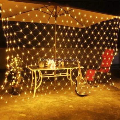 LED Net Mesh String Lights Outdoor Christmas Net Lights Waterproof Hanging Tree Garland Fairy String Light Party Garden