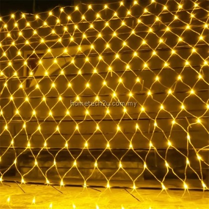 LED Net Mesh String Lights Outdoor Christmas Net Lights Waterproof Hanging Tree Garland Fairy String Light Party Garden