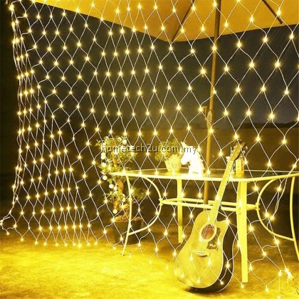 LED Net Mesh String Lights Outdoor Christmas Net Lights Waterproof Hanging Tree Garland Fairy String Light Party Garden