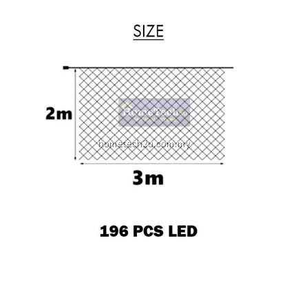 LED Net Mesh String Lights Outdoor Christmas Net Lights Waterproof Hanging Tree Garland Fairy String Light Party Garden