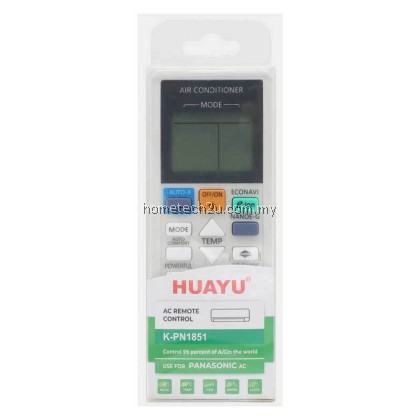 Panasonic Inverter Air Cond Air Conditioner Replacement Remote Control K-PN1851 Panasonic Inverter Air Cond Air Conditioner Replacement Remote Control K-PN1851