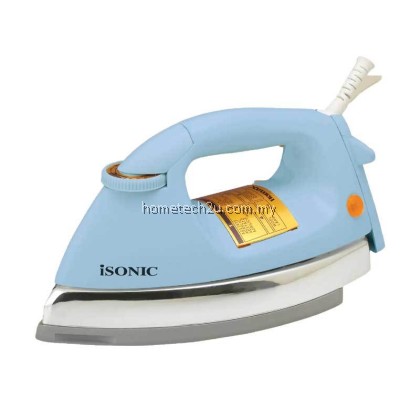 Isonic Electric Dry Iron - Sky Blue IDI-HV20 (2.0KG HEAVY WEIGHT) Vintage Design Similar to NI-25AWT