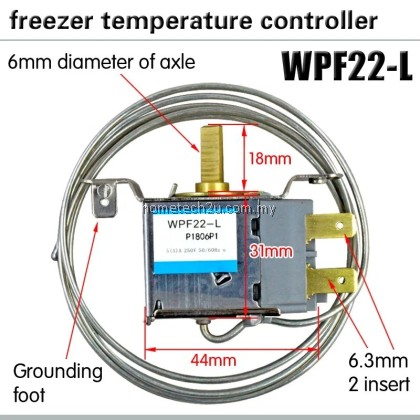 UNIVERSAL REFRIGERATOR THERMOSTAT FREEZER FRIDGE THERMOSTAT REPLACEMENT PETI SEJUK THERMOSTAT WPF/WDF UNIVERSAL REFRIGERATOR THERMOSTAT FREEZER FRIDGE THERMOSTAT REPLACEMENT PETI SEJUK THERMOSTAT WPF/WDF
