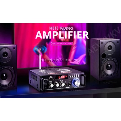 600W Power Amplifier Bluetooth speaker Insert card U disk FM radio TV computer AMPLIFIER sound system