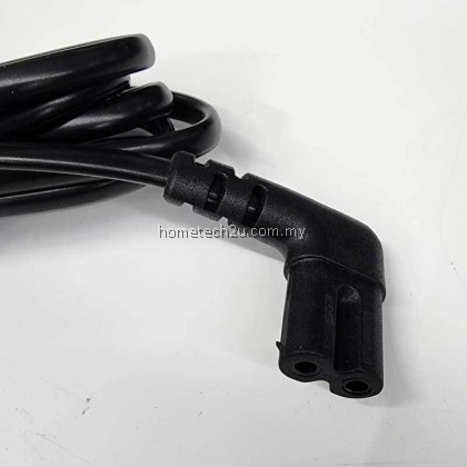 Malaysia 3 Pin Ac Cord Power Cord Cable 1.8m Figure 8 C7 L Angle For Samsung Tv, printers, cameras,ps4,ps3