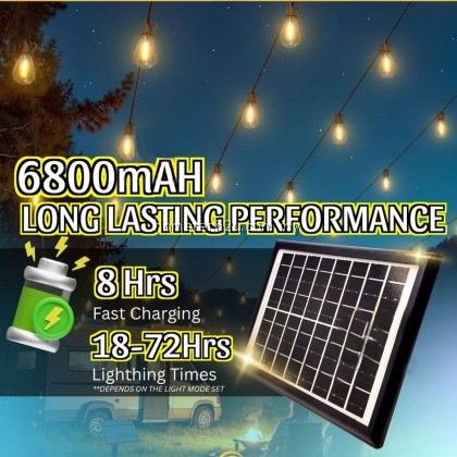 10 METER SOLAR IP65 WATERPROOF FAIRY LIGHT LED STRING LIGHT CURTAIN STRING OUTDOOR LED BULB LAMPU KEDAI MAKAN 10 METER SOLAR IP65 WATERPROOF FAIRY LIGHT LED STRING LIGHT CURTAIN STRING OUTDOOR LED BULB LAMPU KEDAI MAKAN