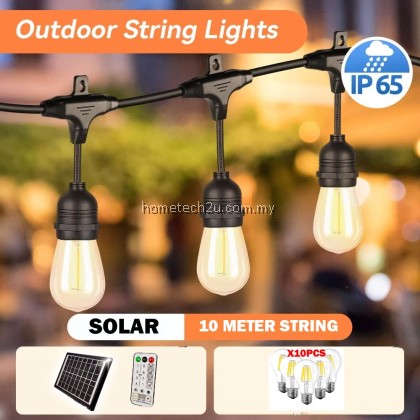 10 METER SOLAR IP65 WATERPROOF FAIRY LIGHT LED STRING LIGHT CURTAIN STRING OUTDOOR LED BULB LAMPU KEDAI MAKAN 10 METER SOLAR IP65 WATERPROOF FAIRY LIGHT LED STRING LIGHT CURTAIN STRING OUTDOOR LED BULB LAMPU KEDAI MAKAN