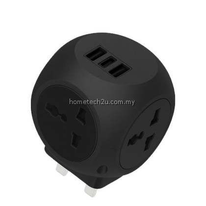 4Way Adapter Universal Socket Power Socket Extension Adapter Type C Plug Socket USB Port Plack Soket Extension Socket