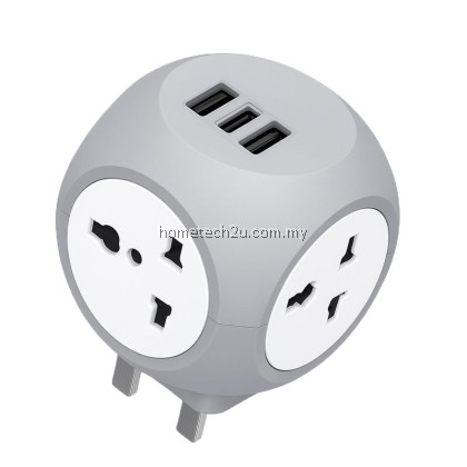 4Way Adapter Universal Socket Power Socket Extension Adapter Type C Plug Socket USB Port Plack Soket Extension Socket