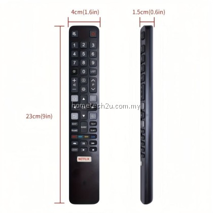 Replacement TCL Smart TV Remote Control RC802N YU14 YAI3 YUI2 YUI1 YU11 | Works with Netflix Button | No Setup Needed