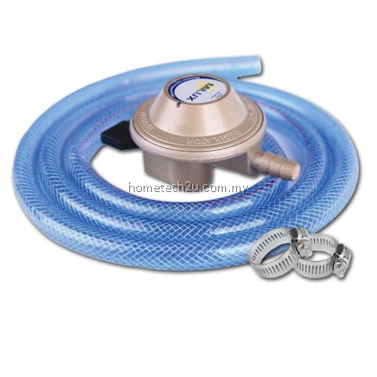MILUX Gas Regulator Set M-188CS with Safety Valve | 1.5m Gas Hose | 20mm LPG Inlet | High Quality & Safe