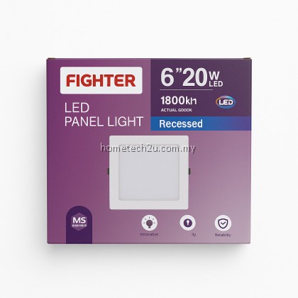 FIGHTER LED DOWNLIGHT LAMPU CEILING 4”12W | 6” 20WATT (6500K) LAMPU LED DOWN LIGHT ROUND SQUARE FIGHTER LED DOWNLIGHT LAMPU CEILING 4”12W | 6” 20WATT (6500K) LAMPU LED DOWN LIGHT ROUND SQUARE