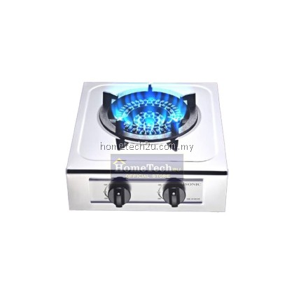 ISONIC Heavy Duty Stainless Steel Gas Stove | Single & Double Burner | 6.6kW Cast Iron Burner | Auto Ignition | IGB-S160