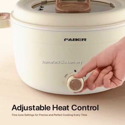 FABER PINE-S Multi Cooker FMC-3508WH FMC-1508WH FMC-1208WH 4.0L 1.8L 2.0L Ceramic Coating | Cool Touch Adjustable Power