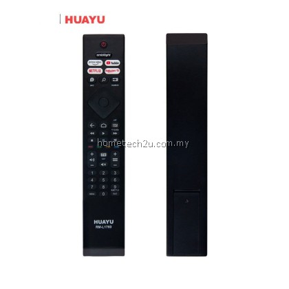 HUAYU RM-L1760 Replacement Remote for PHILIPS SMART TV – Supports YouTube, Netflix, Prime Video, RakutenTV HUAYU RM-L1760 Replacement Remote for PHILIPS SMART TV – Supports YouTube, Netflix, Prime Video, RakutenTV