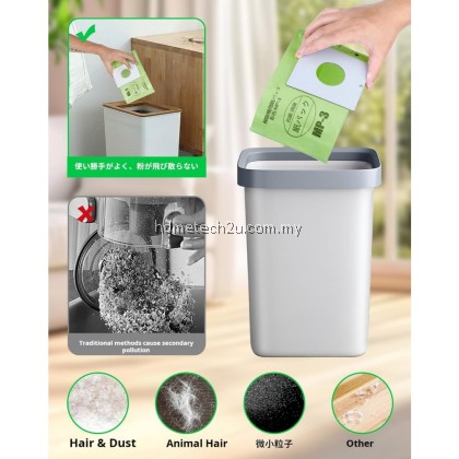Mitsubishi Electric Vacuum Cleaner Paper Bags MP-3 / MP-9A | Charcoal Deodorizing | 3-Layer Filter Dust Bag
