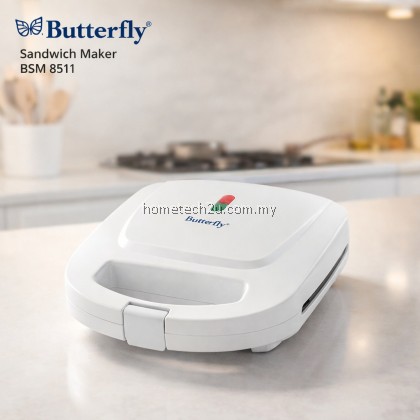 Butterfly Sandwich Maker BSM-8511 | 750W | Non-Stick Plates | Cool Touch Housing