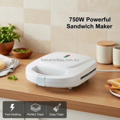 Butterfly Sandwich Maker BSM-8511 | 750W | Non-Stick Plates | Cool Touch Housing
