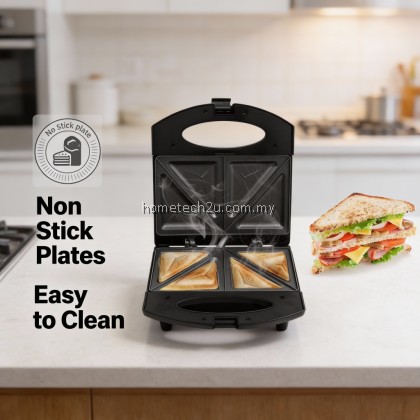 Butterfly Sandwich Maker BSM-8511 | 750W | Non-Stick Plates | Cool Touch Housing