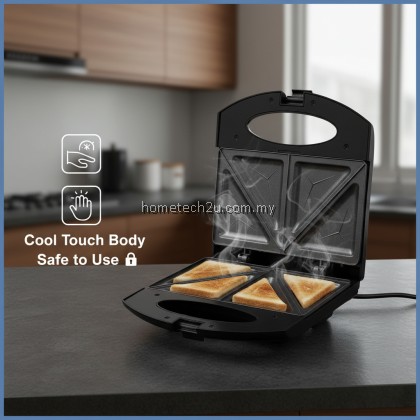 Butterfly Sandwich Maker BSM-8511 | 750W | Non-Stick Plates | Cool Touch Housing