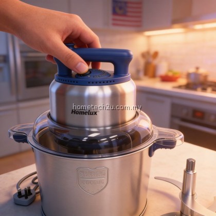 Homelux Commercial Food Chopper & Meat Grinder HMG-6L / 8L / 12L | Stainless Steel | 1200W–1800W