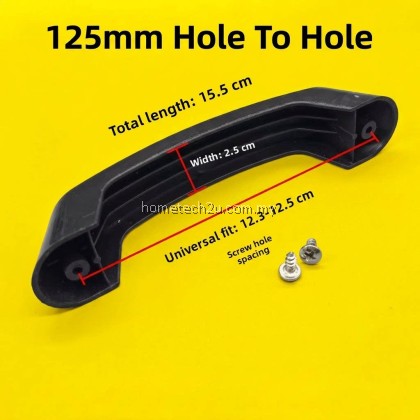 Universal Rice Cooker Lid Handle 12.3&ndash;12.5cm | Pot Lid Replacement Knob | Tangkai Periuk Nasi Black