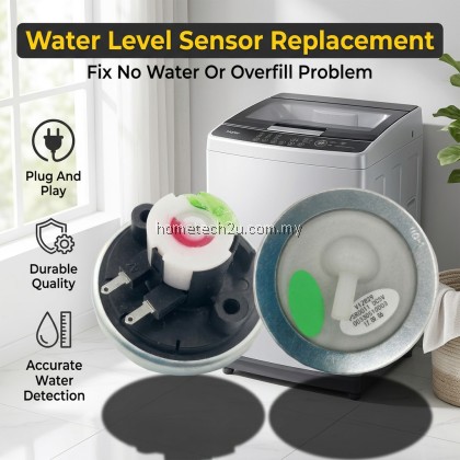 Haier Washing Machine Water Level Sensor 2 Pin Top Load Pressure Switch HWM70 HWM80 HWM6815 Mesin Basuh Spare Part Haier Washing Machine Water Level Sensor 2 Pin Top Load Pressure Switch HWM70 HWM80 HWM6815 Mesin Basuh Spare Part