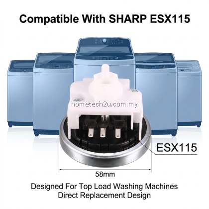 Sharp Washing Machine Water Level Sensor ESX1278 ESX156 ESX1168 ESX115 ES718X ES818X ES919X Pressure Switch Sensor