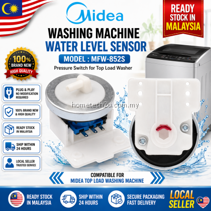 Midea Washing Machine Water Level Sensor MFW-852S Pressure Switch Top Load Mesin Basuh Spare Part