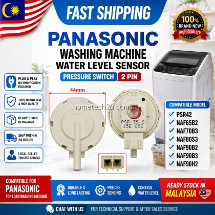Panasonic Washing Machine Water Level Sensor 2Pin PSR42 NAF65 NAF70 NAF80 NAF90 Pressure Switch Mesin Basuh Spare Part