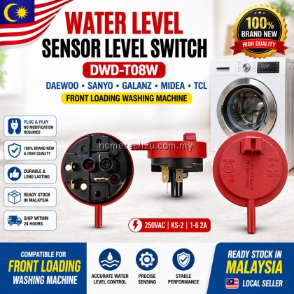 Front Load Washing Machine Water Level Sensor DWD-T08W E10 Error Switch Daewoo Sanyo Midea TCL Galanz Spare Part