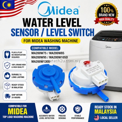Midea Washing Machine Water Level Sensor MA200W75 MA200W85 MA200W95 MA200W105D MA200W130D Pressure Switch Spare Part
