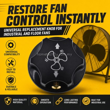 Universal Industrial Horn Fan Knob Switch Replacement | Floor Stand Electric Fan Speed Control Knob Cap Switch Butang