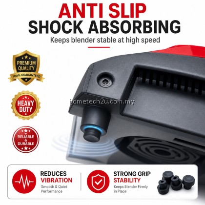 Universal Commercial Blender Rubber Foot Stand | Anti-Slip Replacement for Homelux & Silver Crest Blender