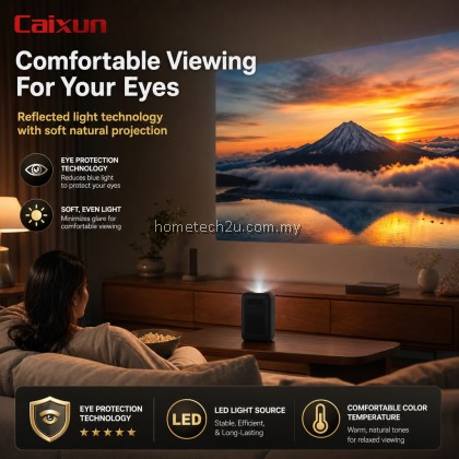 CAIXUN Projector WiFi Bluetooth USB 2K Linux LP-M3 PROGOX Auto Keystone Dolby Portable Home Cinema Projector CAIXUN Projector WiFi Bluetooth USB 2K Linux LP-M3 PROGOX Auto Keystone Dolby Portable Home Cinema Projector