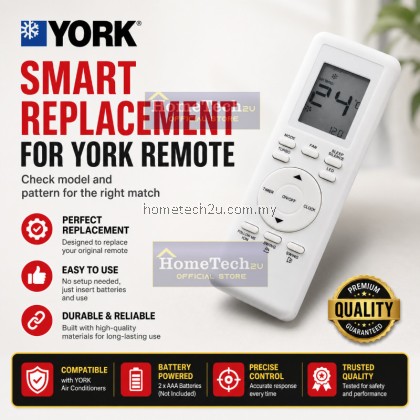 YORK Air Conditioner Remote Control Replacement RG94A/BGEF RG93A/BGEF Universal AC Remote No Setting Required YORK Air Conditioner Remote Control Replacement RG94A/BGEF RG93A/BGEF Universal AC Remote No Setting Required