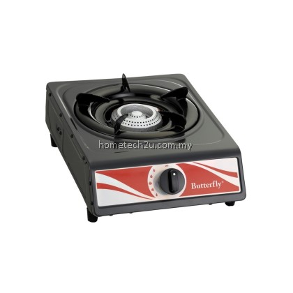 BUTTERFLY Double Burner Gas Stove Auto Ignition Energy Saving Dapur Gas Stainless Steel Cooker 1 Year Warranty