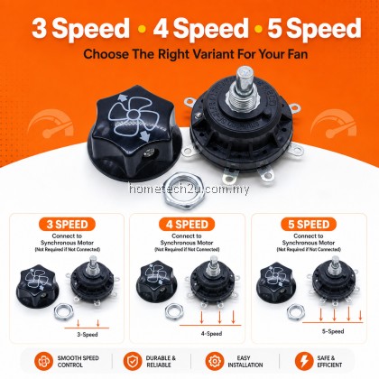 Heavy Duty Rotary Fan Switch 3A 250V Universal Speed Regulator for Industrial Stand Floor Fan 3 4 5 Speed Knob Heavy Duty Rotary Fan Switch 3A 250V Universal Speed Regulator for Industrial Stand Floor Fan 3 4 5 Speed Knob